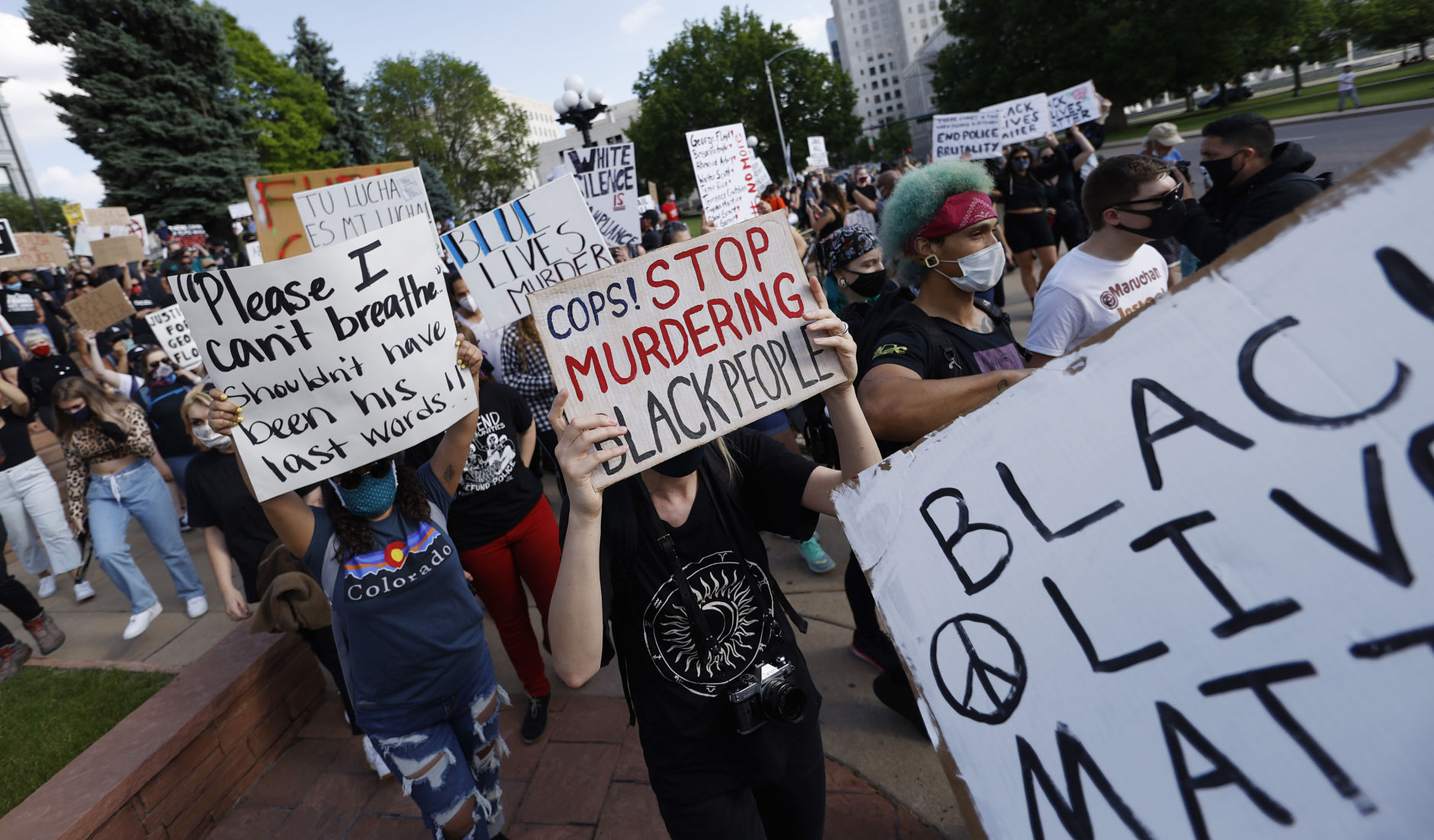 Minneapolis Police Death Denver Protest